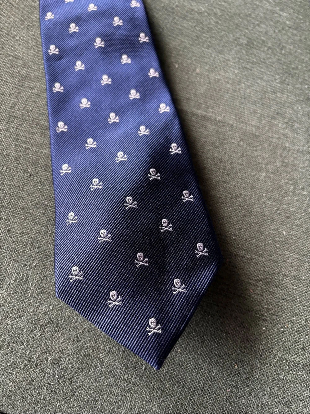 Jcrew Skull & Crossbones Silk Tie